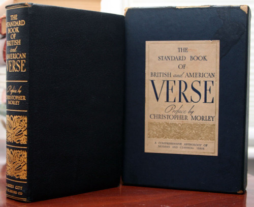The Standard Book of British & American Verse 1932 Christopher Morley w SLIPCASE
