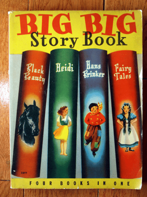 BIG BIG STORY BOOK Four Books in One Black Beauty Heidi Hans Brinker Fairy Tales