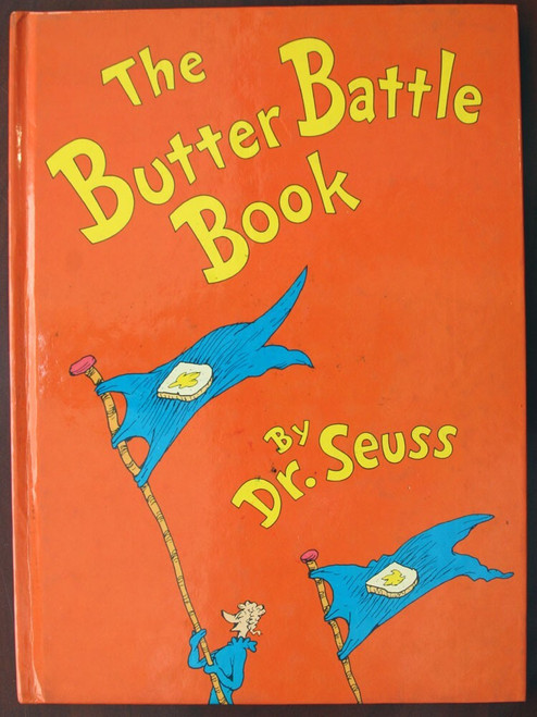 THE BUTTER BATTLE by Dr. Seuss 1984 Vintage Random House Hardcover 1st Printing