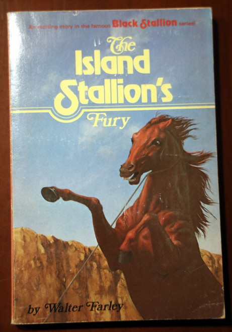 The Island Stallion's Fury by Walter Farley 1979 Paperback Black Stallion Series