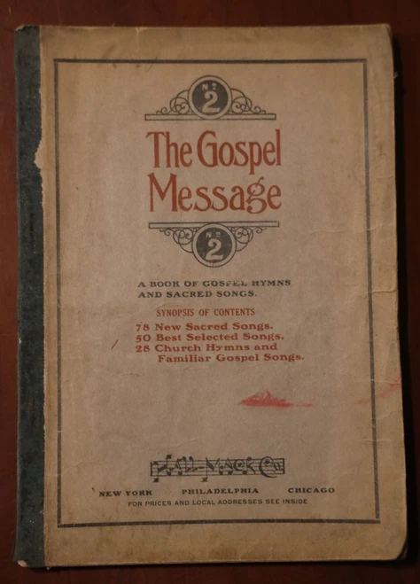 Gospel Message No. 2 Hymnal - Hall/Miles/Geibel Hall-Mack Sheet Music Songbook