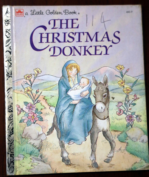 The Christmas Donkey 1984 Vintage Little Golden Book 460-9 by T. William Taylor