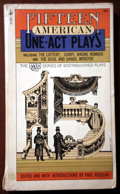Fifteen American One-Act Plays Edited by Paul Kozelka 1972 Vintage Paperback WSP