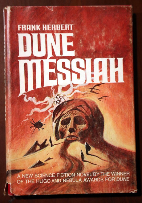 DUNE MESSIAH by Frank Herbert 1969 Vintage HC/DJ BCE [H 10 Gutter Code] Sci-Fi