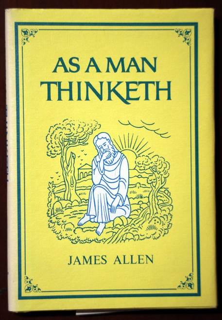 As a Man Thinketh by James Allen HC/DJ Family Inspirational Library Vintage Book