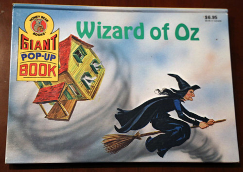 WIZARD OF OZ Honey Bear Giant Pop-Up Book 1990 Modern Publishing VINTAGE