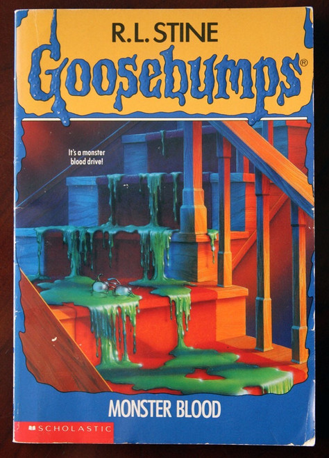GOOSEBUMPS Monster Blood by R.L. Stine #3 (1992) Apple Scholastic Paperback