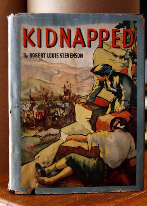 KIDNAPPED by Robert Louis Stevenson 1935 Whitman Publishing #2130 HC/DJ VINTAGE