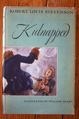 KIDNAPPED by Robert Louis Stevenson 1949 HC/DJ William Sharp Illustrations