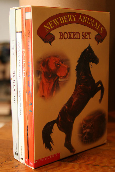 Newbery Animal Boxed Set King of the Wind, Rascal, Sounder, Fledgling Scholastic