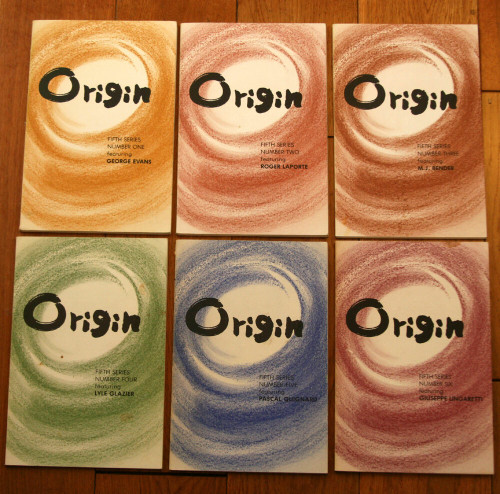 ORIGIN Fifth Series 1980's Poetry Book Set 1983-1985 National Poetry Foundation
