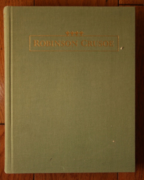 ROBINSON CRUSOE by Daniel DeFoe & N.C. Wyeth 1983 Inscribed by Victoria Wyeth