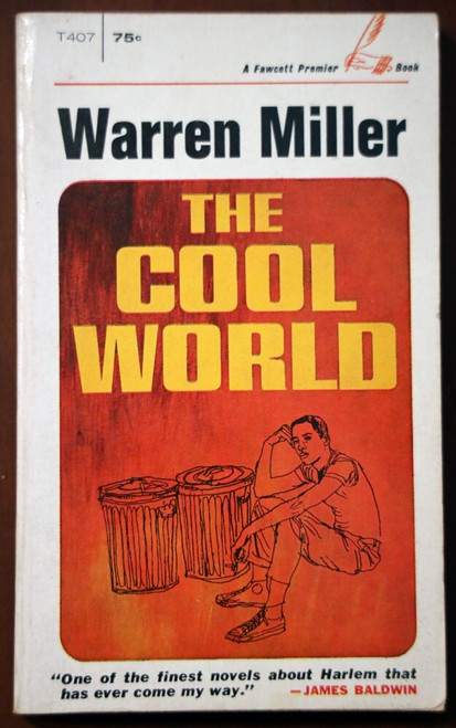 THE COOL WORLD Warren Miller 1970 Vintage Paperback Harlem Novel Black Americana