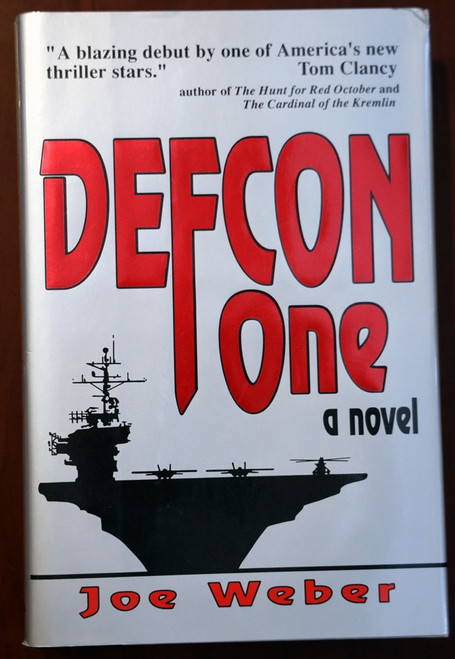 DEFCON ONE Joe Weber 1989 First Edition 1st Print HC/DJ Military Novel Cold War