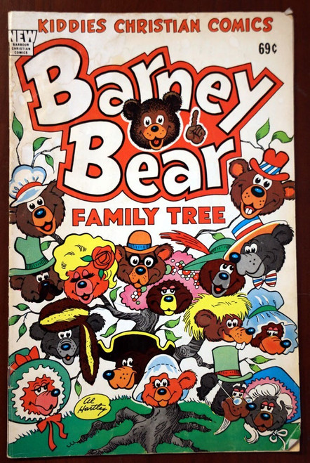 BARNEY BEAR Family Tree Kiddes Christian Comics 1988 Barbour Al Hartley ARCHIE