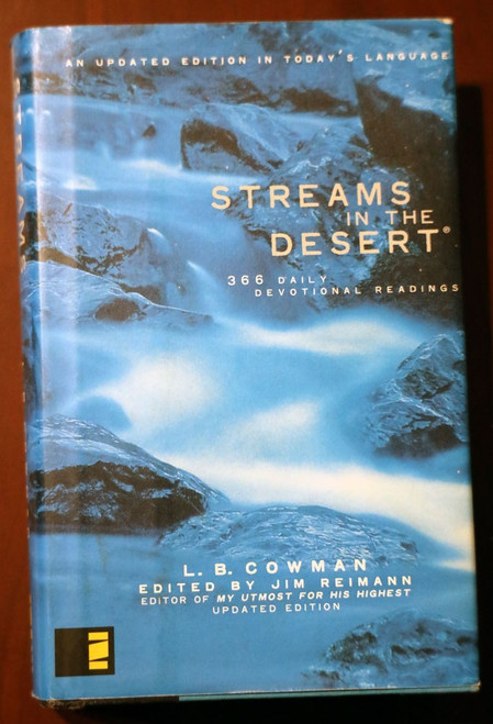 Streams in the Desert by L.B. Cowman 1997 HC/DJ Zondervan 366 Daily Devotionals