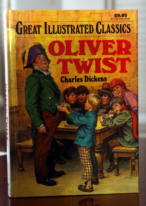 OLIVER TWIST by Charles Dickens Great Illustrated Classics 1989 Baronet Books HC