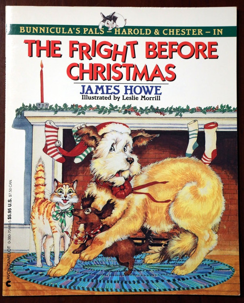 The Fright Before Christmas - James Howe 1989 Avon Paperback 1st Print Bunnicula