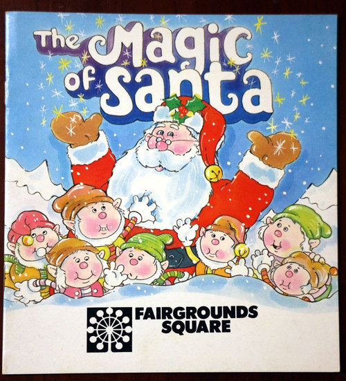 The Magic of Santa Book - Fairgrounds Square Mall Reading PA Berks County RARE
