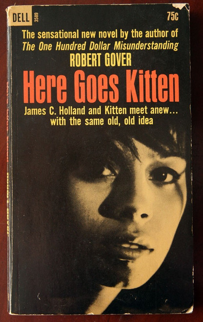 Here Goes Kitten by Robert Gover 1965 Vintage Paperback DELL #3589 1st Printing