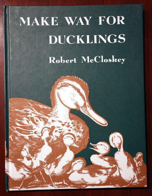 MAKE WAY FOR DUCKLINGS by Robert McCloskey 1969 Viking Press Hardcover Vintage