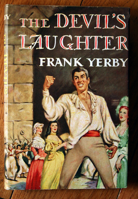 The Devil's Laughter by Frank Yerby 1953 HC/DJ BCE Vintage Novel The Dial Press