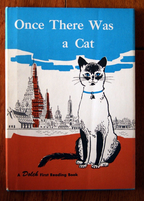 Once There Was a Cat by Edward Dolch 1961 HC/DJ First Reading Book RARE Vintage