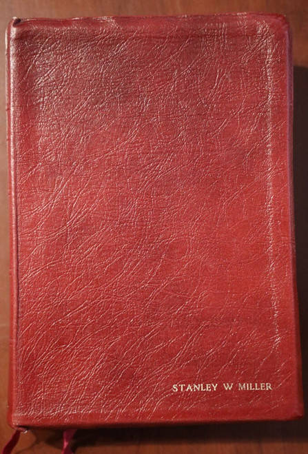 Liberty Annotated Study HOLY BIBLE Old Time Gospel Hour LEATHER KJV 1988 Falwell