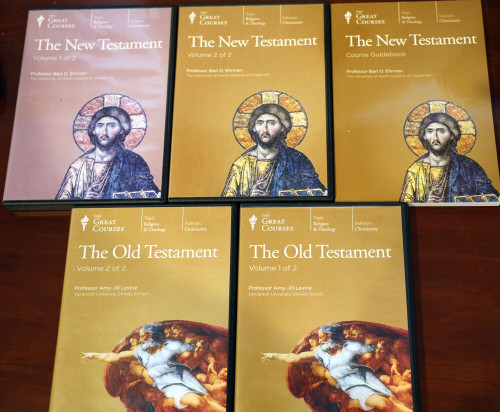 THE GREAT COURSES Old & New Testament 24 CDs Each + 1 Guidebook - Audiobook