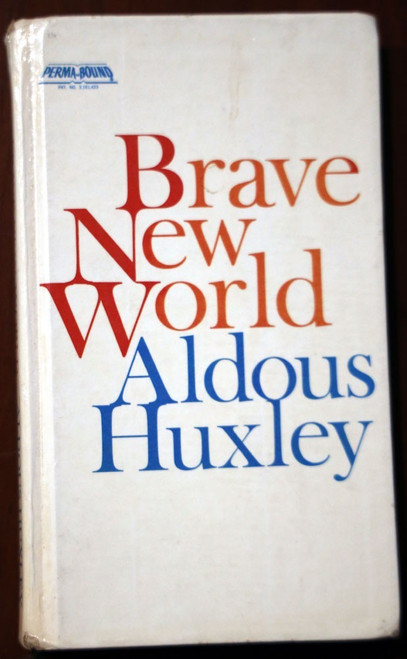 Brave New World by Aldous Huxley 1969 Perma-Bound Hardcover RARE BOOK Vintage