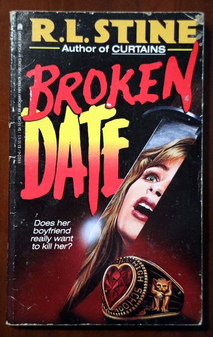 BROKEN DATE by R.L. Stine 1991 1st Archway Printing Vintage Paperback Horror