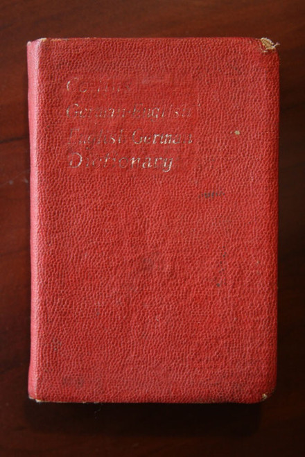 Collins German Gem Dictionary  1958 J.M. Clark English-German Pocket Hardcover