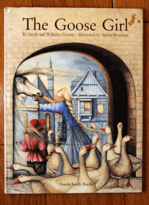 The Goose Girl by Jacob & Wilhelm Grimm & Sabine Bruntjen 1988 HC/DJ 1st Edition