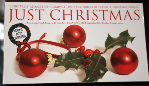 JUST CHRISTMAS 2 CD Set 50 Classic Songs Sinatra/Bing Crosby/Elvis/Fitzgerald