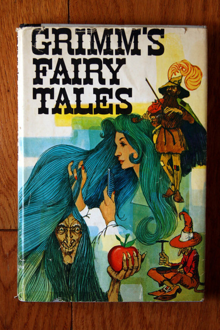 Grimm's Fairy Tales 1954 Vintage HC/DJ Junior Deluxe Editions RARE DUST JACKET