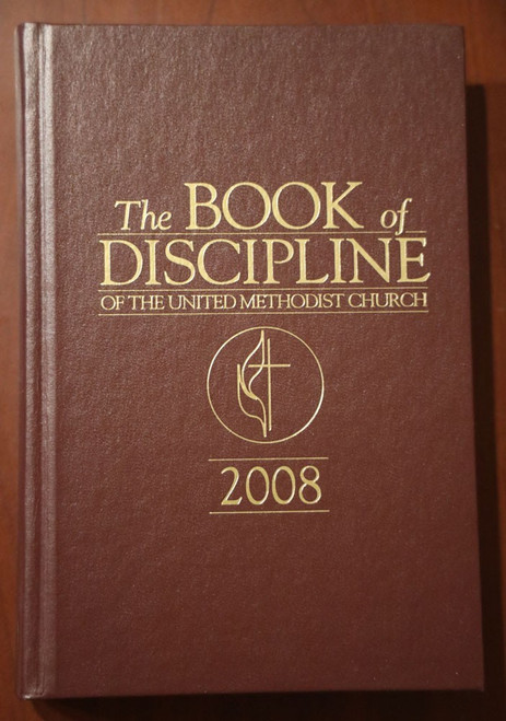The Book of Discipline of United Methodist Church 2008 Hardcover RELIGION VG+