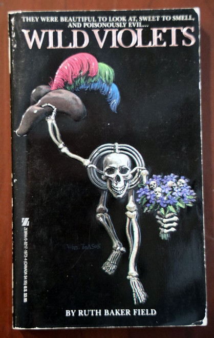 WILD VIOLETS by Ruth Baker Field 1987 RARE Vintage ZEBRA Horror Paperback OOP