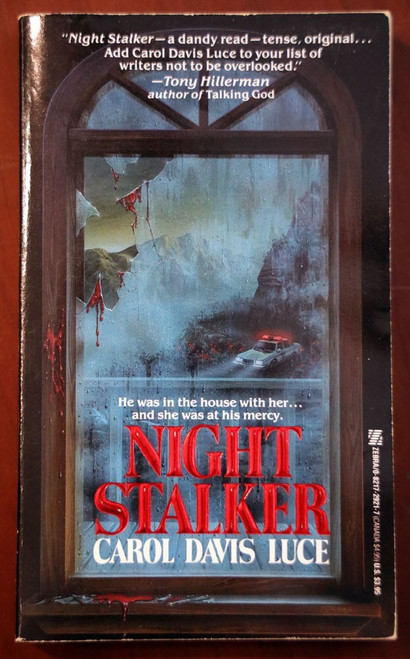 NIGHT STALKER - Carol Davis Luce Vintage ZEBRA Horror Paperback 1990 First Print