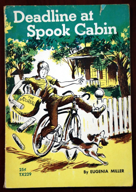 Deadline at Spook Cabin by Eugenia Miller 1963 Scholastic Paperback TX 229 (2nd)