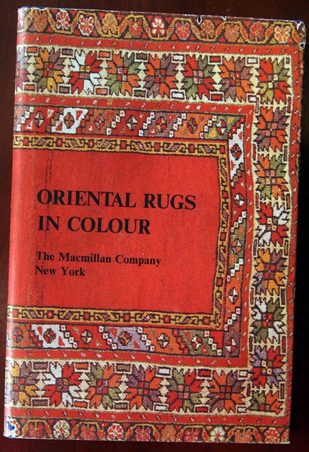 ORIENTAL RUGS IN COLOUR by Preben Liebetrau 1968 HC/DJ Vintage Macmillan Company