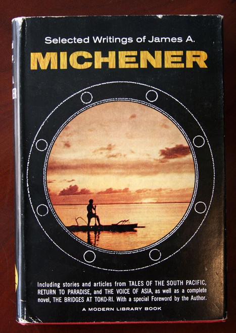 Selected Writings of James A. Michener 1957 Modern Library #296 HC/DJ Vintage