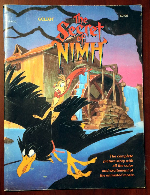 THE SECRET OF NIMH Golden Paperback COMIC Illustrations 1982 Aurora/Don Bluth