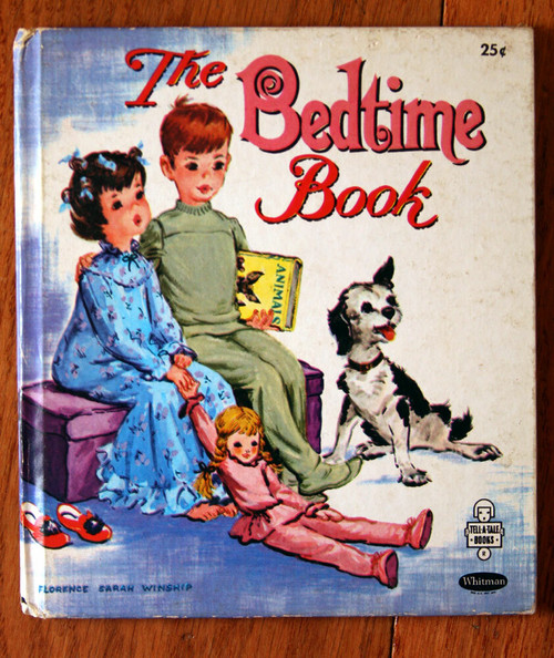 The Bedtime Book by Mabel Watts/ Florence Sarah Winship 1962 Whitman Tell-A-Tale