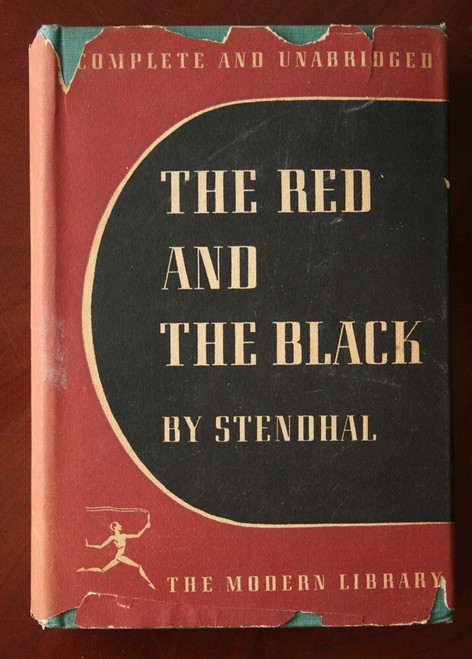 The Red and the Black by Stendahl 1926 Modern Library #157 HC/DJ $1.25 Jacket