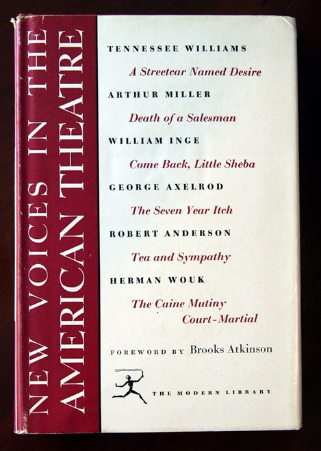 New Voices in the American Theatre #258 Modern Library 1958 HC/DJ VERY GOOD