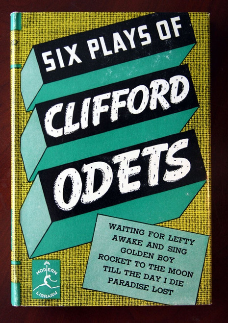 Six Plays of CLIFFORD ODETS 1939 Modern Library #67 HC/DJ $1.95 Jacket Price