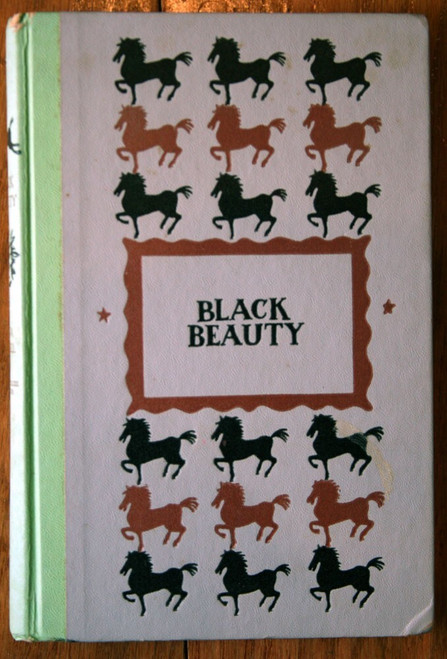 BLACK BEAUTY by Anna Sewell 1954 Junior Deluxe Editions Vintage Hardcover
