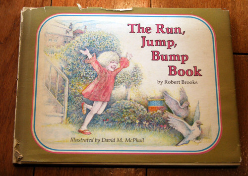 The Run, Jump, Bump Book by Robert Brooks 1971 FIRST EDITION HC/DJ Vintage Book