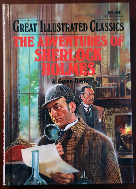 SHERLOCK HOLMES by A. Conan Doyle GREAT ILLUSTRATED CLASSICS 1992 Baronet Books