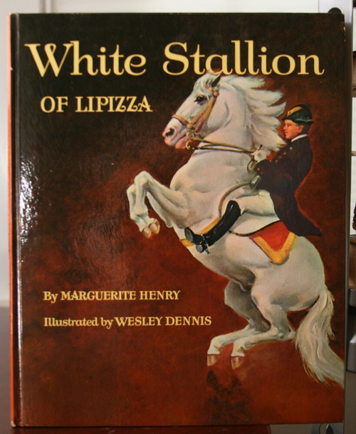 White Stallion of Lipizza by Marguerite Henry & Wesley Dennis 1964 HC/DJ 1st Pr.